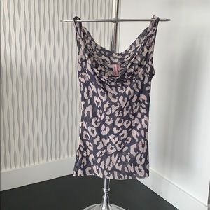 Cougar Print(Grey and Beige) Tank Top